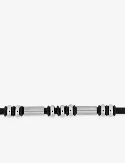 Bracelet acier et matière synthétique fantaisie SO OR