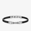 Bracelet acier noir et gris SO OR