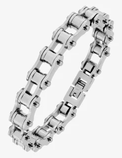 Bracelet acier style chaîne de vélo SO OR
