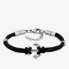 Bracelet ancre, acier et nylon SO OR