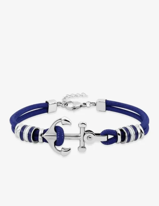 Bracelet ancre nylon et acier SO OR