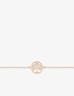 Bracelet arbre de vie 10 mm plaqué or rose SO OR