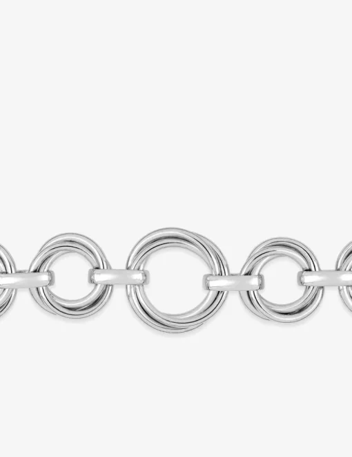 Bracelet argent 925 ‰, anneaux SO OR