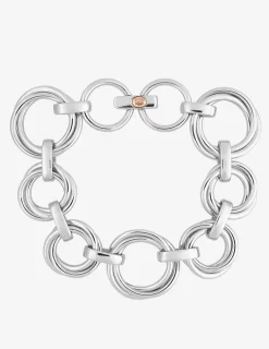 Bracelet argent 925 ‰, anneaux SO OR
