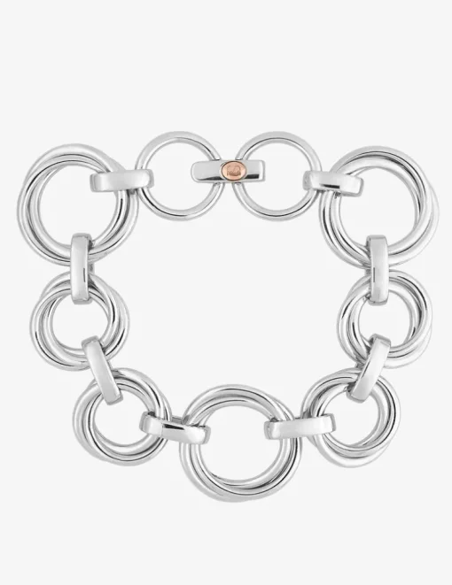 Bracelet argent 925 ‰, anneaux SO OR