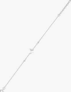 Bracelet argent 925 ‰ avec papillon et oxyde de zirconium SO OR