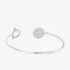 Bracelet argent 925 ‰ rhodié avec oxydes de zirconium SO OR