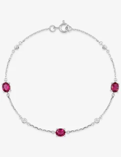 Bracelet argent 925 ‰ rhodié et oxydes de zirconium SO OR