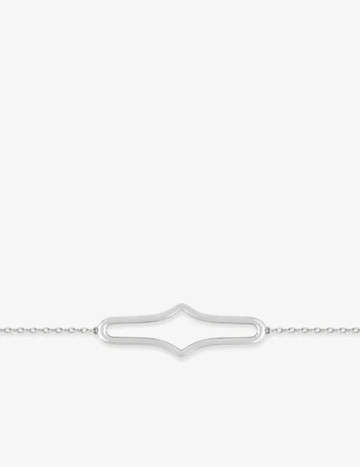 Bracelet argent 925 ‰ rhodié motif fantaisie tendance SO OR