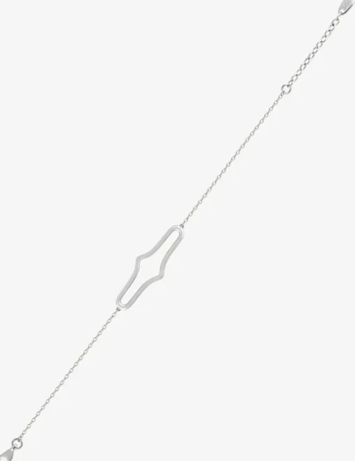 Bracelet argent 925 ‰ rhodié motif fantaisie tendance SO OR
