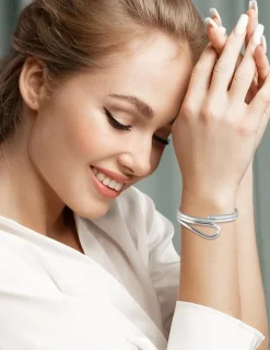 Bracelet argent 925 ‰, rigide, ouvert SO OR