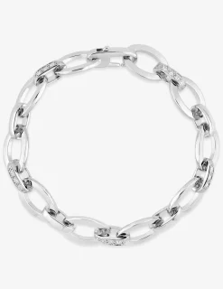 Bracelet argent 925‰ rhodié, oxyde de zirconium SO OR