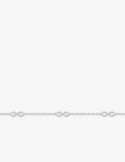 Bracelet argent 925‰ souple avec motifs infini repetitifs SO OR