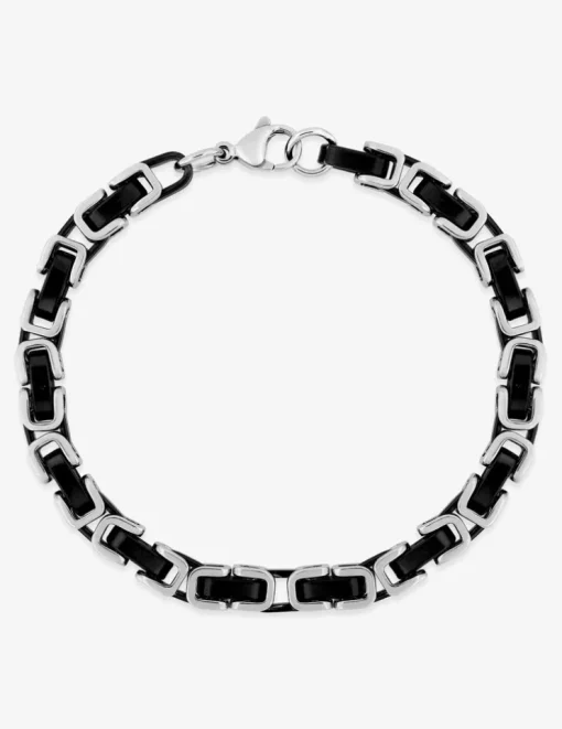 Bracelet bicolore acier SO OR