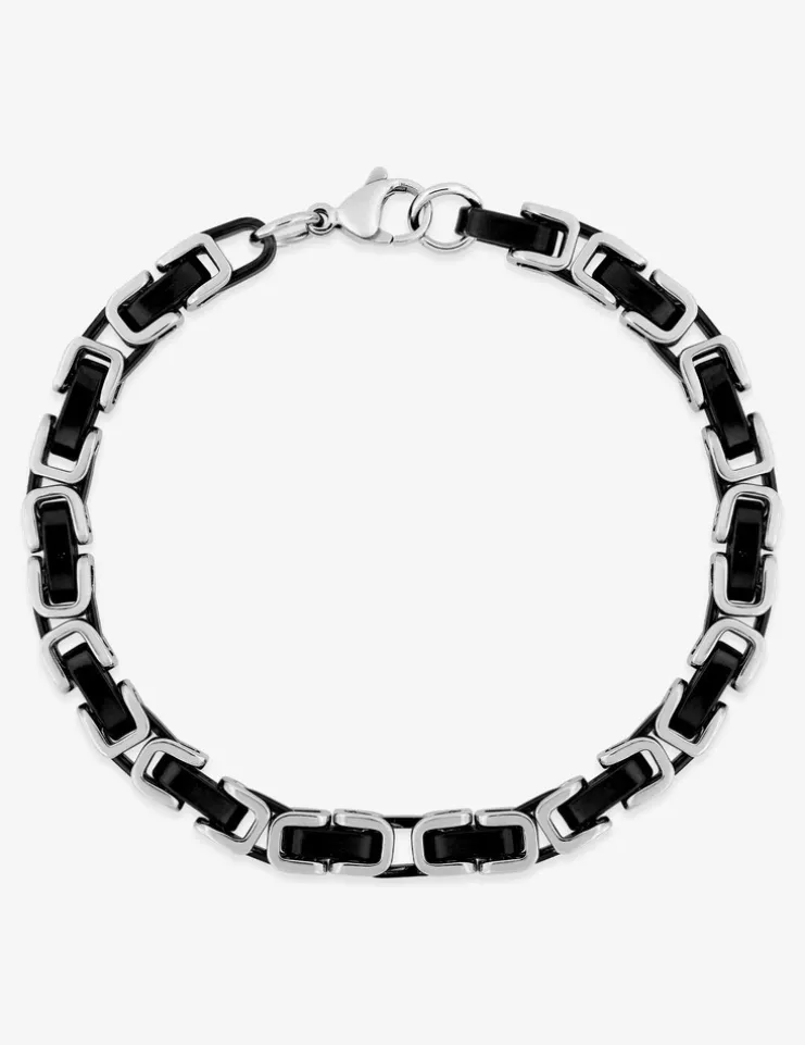 Bracelet bicolore acier SO OR