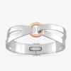 Bracelet bicolore argent 925 ‰, tout métal, fantaisie SO OR