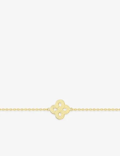 Bracelet boucle infinie plaqué or SO OR