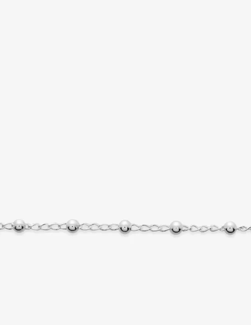 Bracelet boules en argent 925 ‰ rhodié SO OR