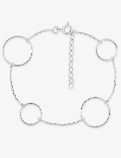 Bracelet Bracelet argent 925‰ souple avec motifs anneaux repetitifs SO OR