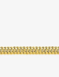 Bracelet Bracelet chaîne américaine 10 mm or jaune 750‰ SO OR