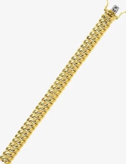 Bracelet Bracelet chaîne américaine 10 mm or jaune 750‰ SO OR