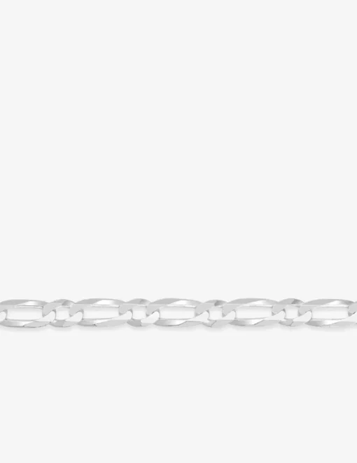 Bracelet Bracelet chaîne alternée 1+1 6 mm argent 925‰ rhodié SO OR