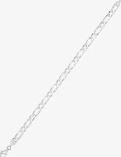 Bracelet Bracelet chaîne alternée 1+1 6 mm argent 925‰ rhodié SO OR