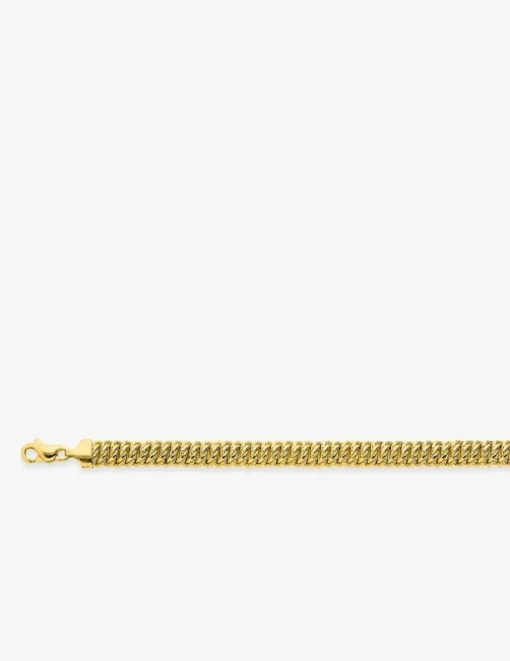 Bracelet Bracelet chaîne américaine 7 mm en or jaune 750‰ SO OR