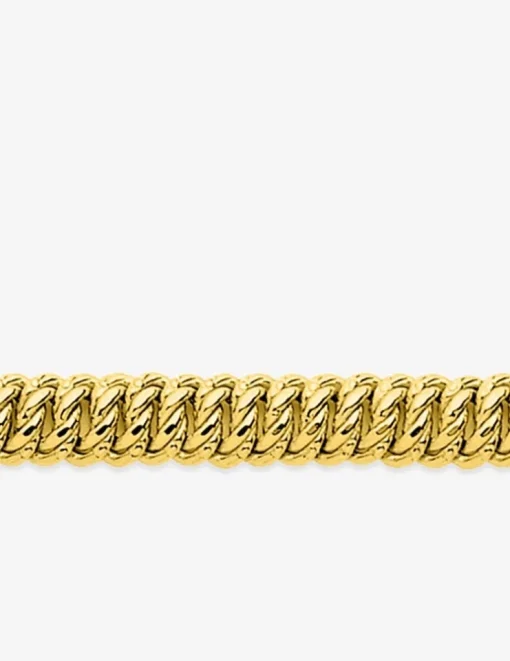 Bracelet Bracelet chaîne américaine 7 mm en or jaune 750‰ SO OR