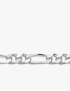 Bracelet Bracelet chaîne en argent 925‰ rhodié figaro 1+2 SO OR