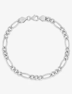 Bracelet Bracelet en argent 925 ‰ rhodié, maille alternée 1+3 SO OR