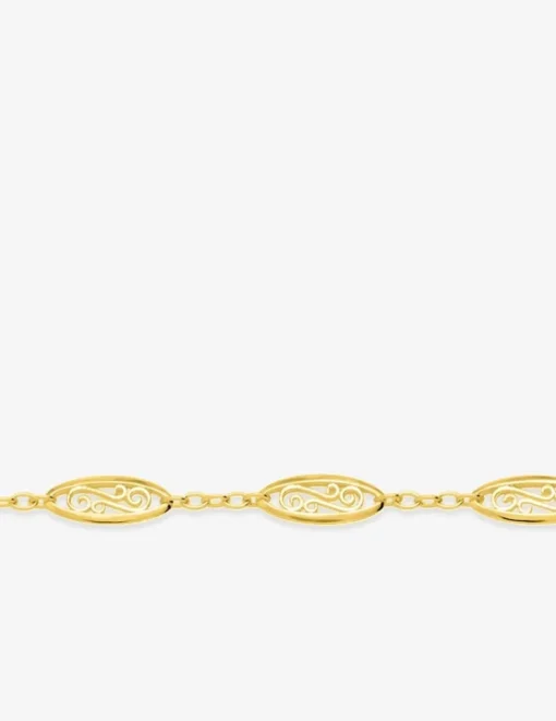 Bracelet Bracelet filigrane plaqué or SO OR