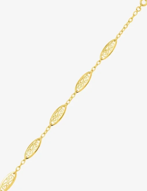 Bracelet Bracelet filigrane plaqué or SO OR