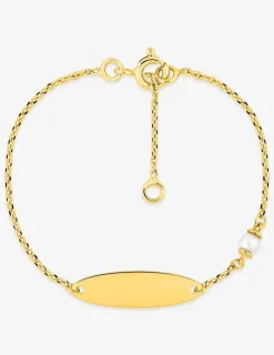 Bracelet Bracelet gourmette en plaqué or gamme identité personnalisable SO OR