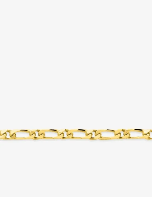Bracelet Bracelet maille alternée 1+1 5 mm plaqué or SO OR
