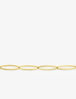 Bracelet Bracelet maille ovale acier doré SO OR