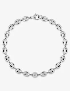 Bracelet Bracelet maille grain de café 6 mm acier SO OR