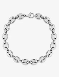 Bracelet Bracelet maille grain de café 8 mm acier SO OR