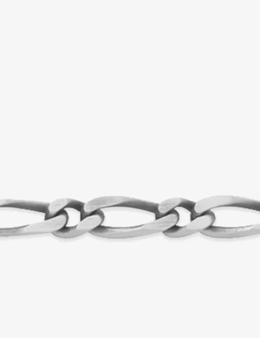 Bracelet Bracelet maille alternée 1+1 4 mm argent 925‰ vieilli SO OR