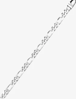 Bracelet Bracelet maille figaro 1+2 en argent 925 ‰ rhodié SO OR