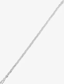 Bracelet Bracelet maille fantaisie torsadée argent 925‰ rhodié SO OR