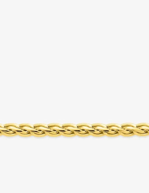 Bracelet Bracelet plaqué or maille "S" et forçat double SO OR