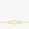 Bracelet Bracelet plaqué or souple ovale fantaisie SO OR
