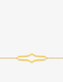 Bracelet Bracelet plaqué or souple ovale fantaisie SO OR