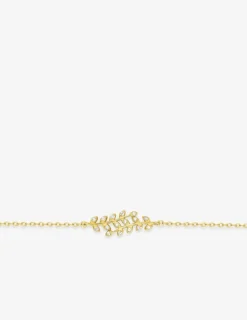 Bracelet branches plaqué or et oxydes de zirconium SO OR