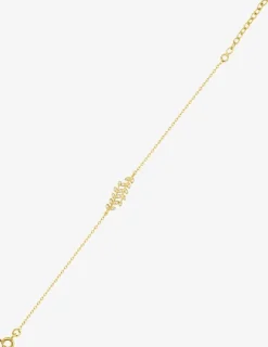 Bracelet branches plaqué or et oxydes de zirconium SO OR