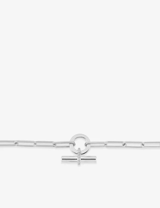 Bracelet breloque Argent 925‰ rhodié & oxydes de zirconium SO OR
