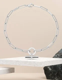 Bracelet breloque Argent 925‰ rhodié & oxydes de zirconium SO OR