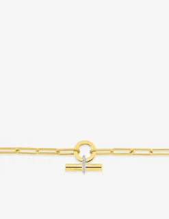 Bracelet breloque Plaqué or & oxydes de zirconium SO OR