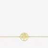 Bracelet chaine et arbre de vie en or jaune 375 ‰ SO OR